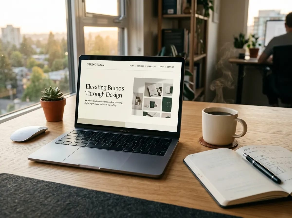 Individuelle Website-Entwicklung (Symbolbild)